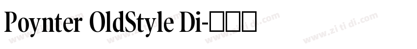 Poynter OldStyle Di字体转换